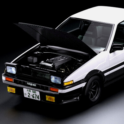 Initial D Takumi Toyota AE86 Trueno GT-Apex