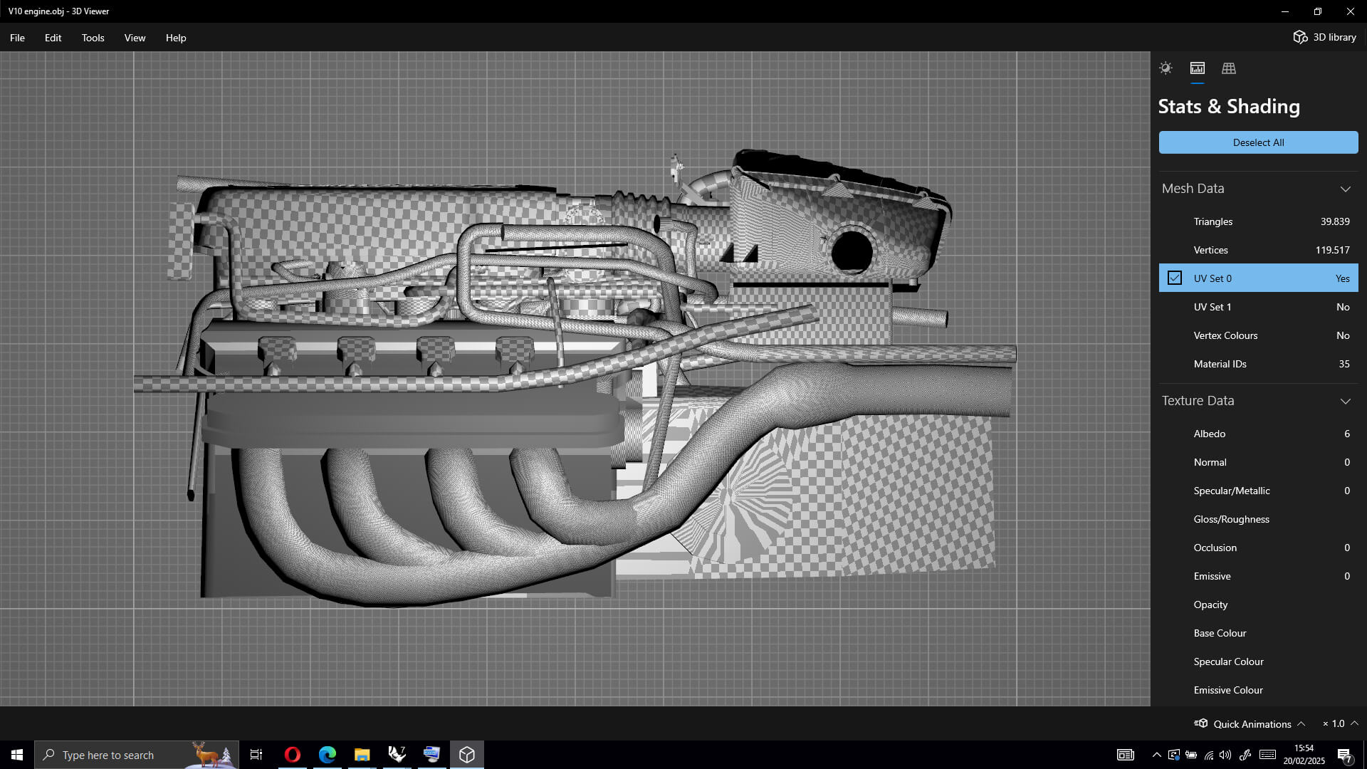 Lamborghini V10 Engine - 3D Model by impulse99