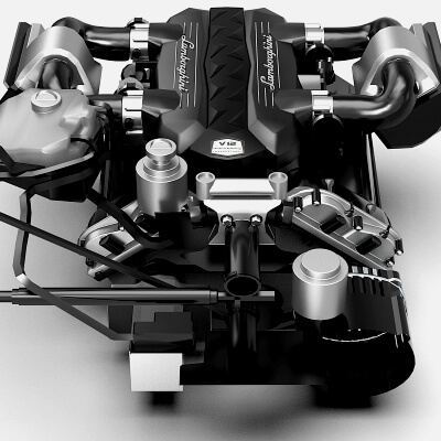 Lamborghini V12 Engine