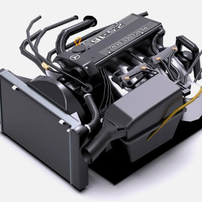 Mercedes-Benz Inline 4 M102 Engine