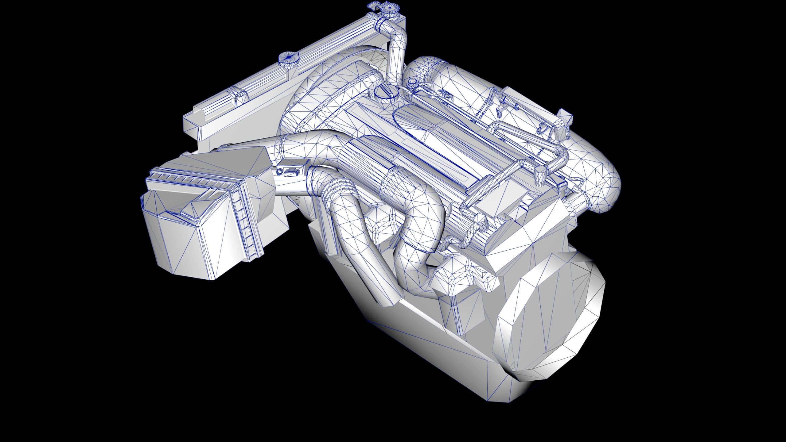 RB26DETT GT-R Engine 3D Model by impulse99