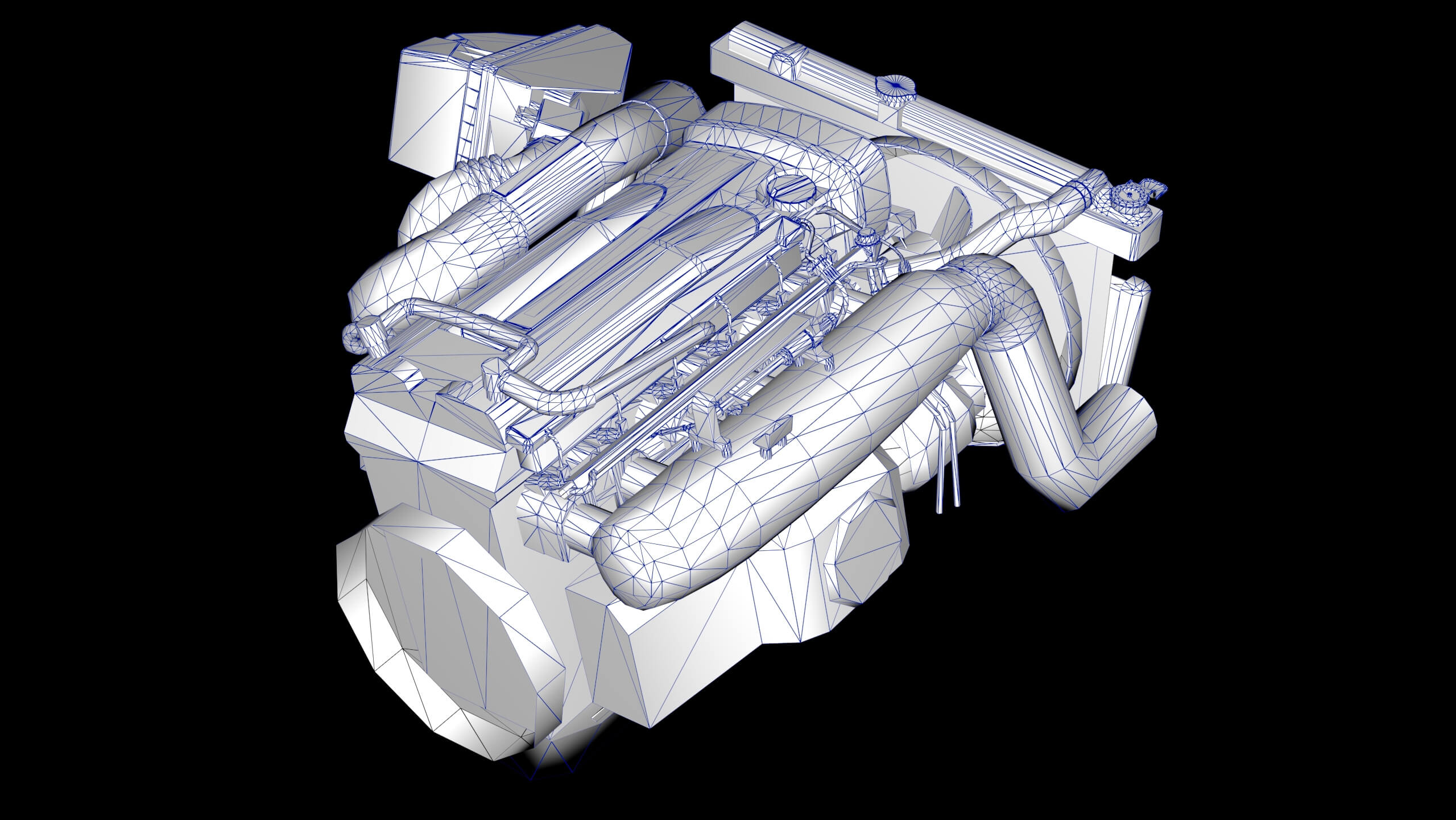 RB26DETT GT-R Engine 3D Model by impulse99