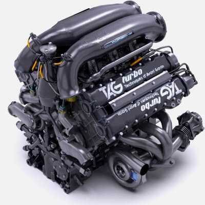 TAG Porsche TTE P01 V6 F1 Engine