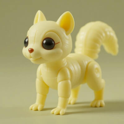 Pocket Flexi Animal Toy 3D Print Model Print-In-Place Keyc
