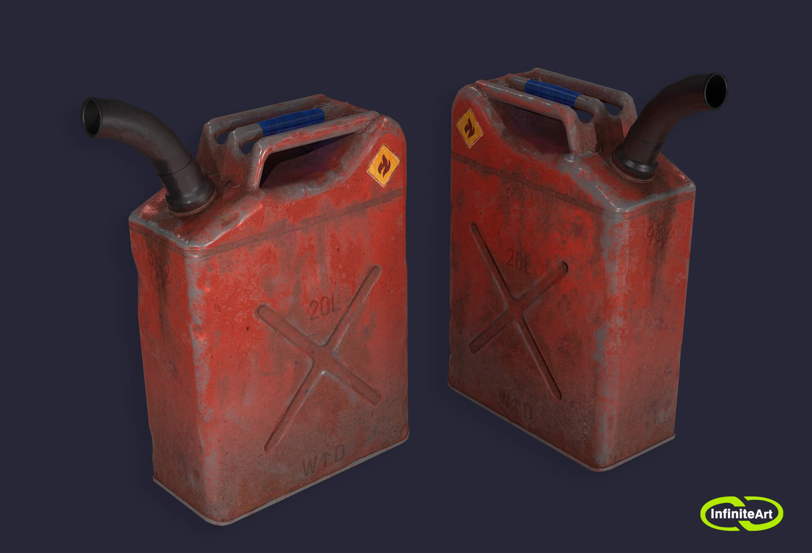Jerrycan - 3D Model by INFINITE ART SOLUTIONS
