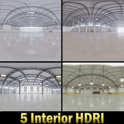 5 Warehouse Interior HDRI