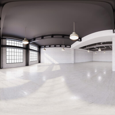 HDRI Interior Loft Office Hall