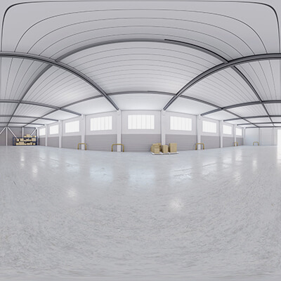 HDRI Warehouse Interior 4.1