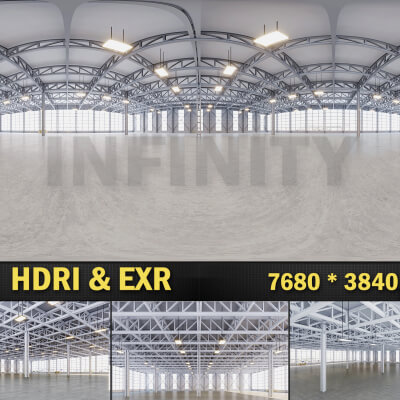 HDRI Warehouse Interior 17