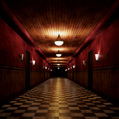 Old Dark Scary Corridor 14