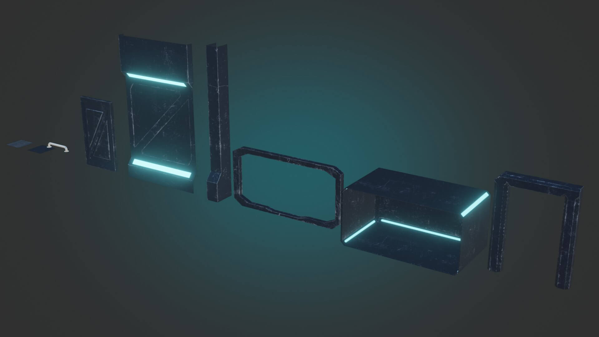 Space Station Room 3D Model by infocod44