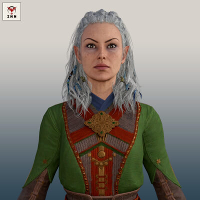 BG3 - Jaheira for Genesis 8 Female