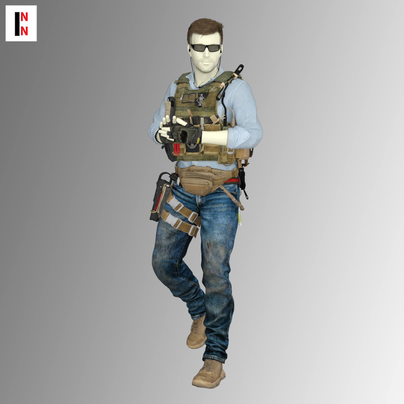 COD Phillip Graves Outfit for Genesis 8 Male Daz Content by INN