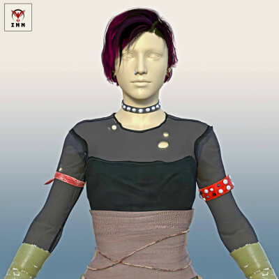 Everyday - Goth Chick for G8F &amp G9 by INN