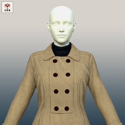 Everyday - Long Coat Outfit for G8F