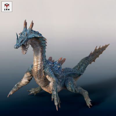 MHW - Lagiacrus for DAZ Studio by INN