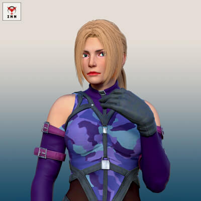T8 - Nina Williams for G8F with 3x Outfits