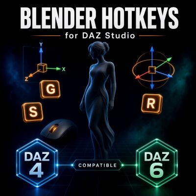 Blender Hotkeys for DAZ