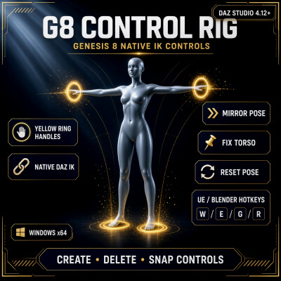 IK Control Rig for Genesis 8