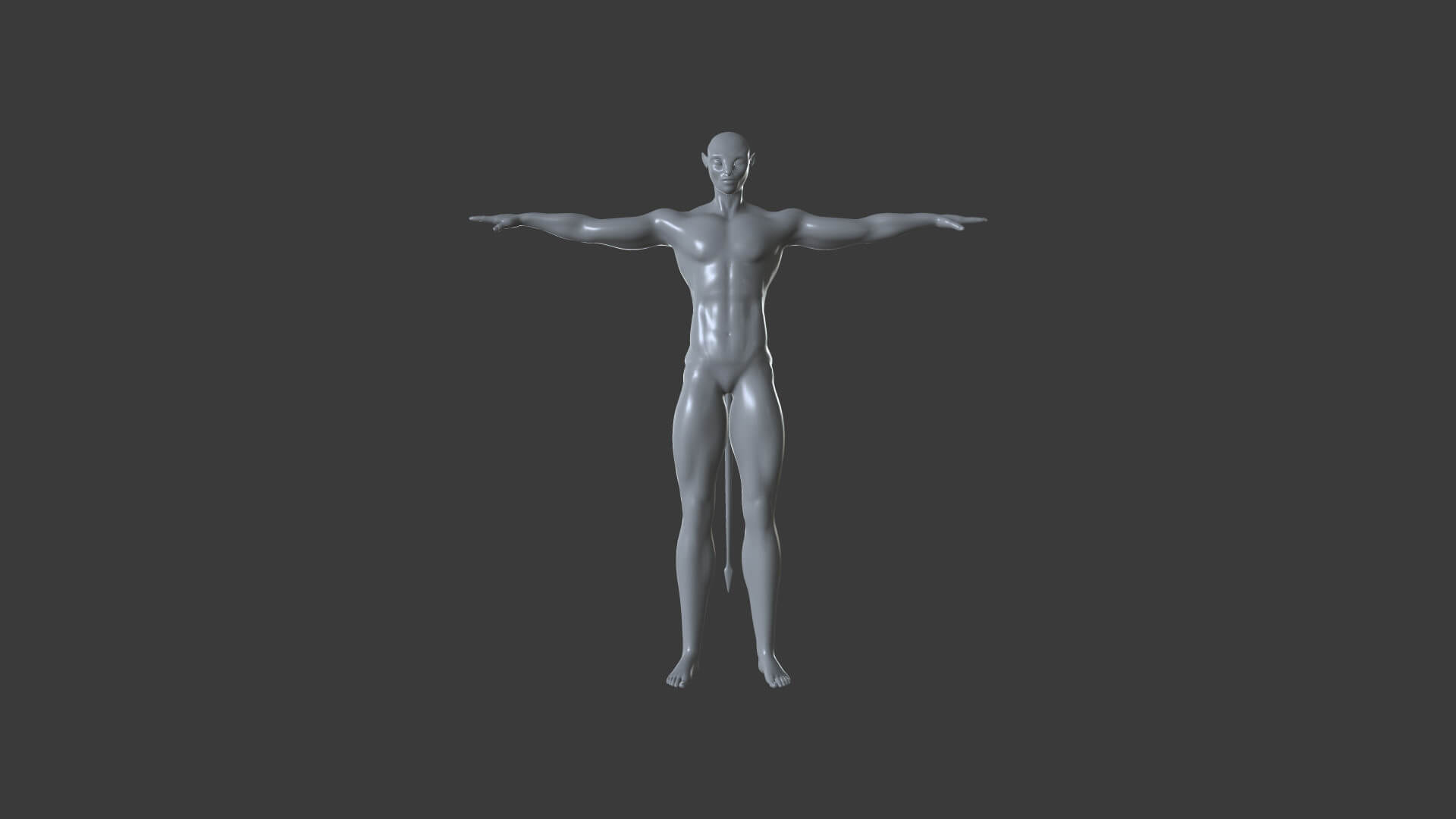 AVTR-001 Rigged Avatar 3D Model by IpoyPunk