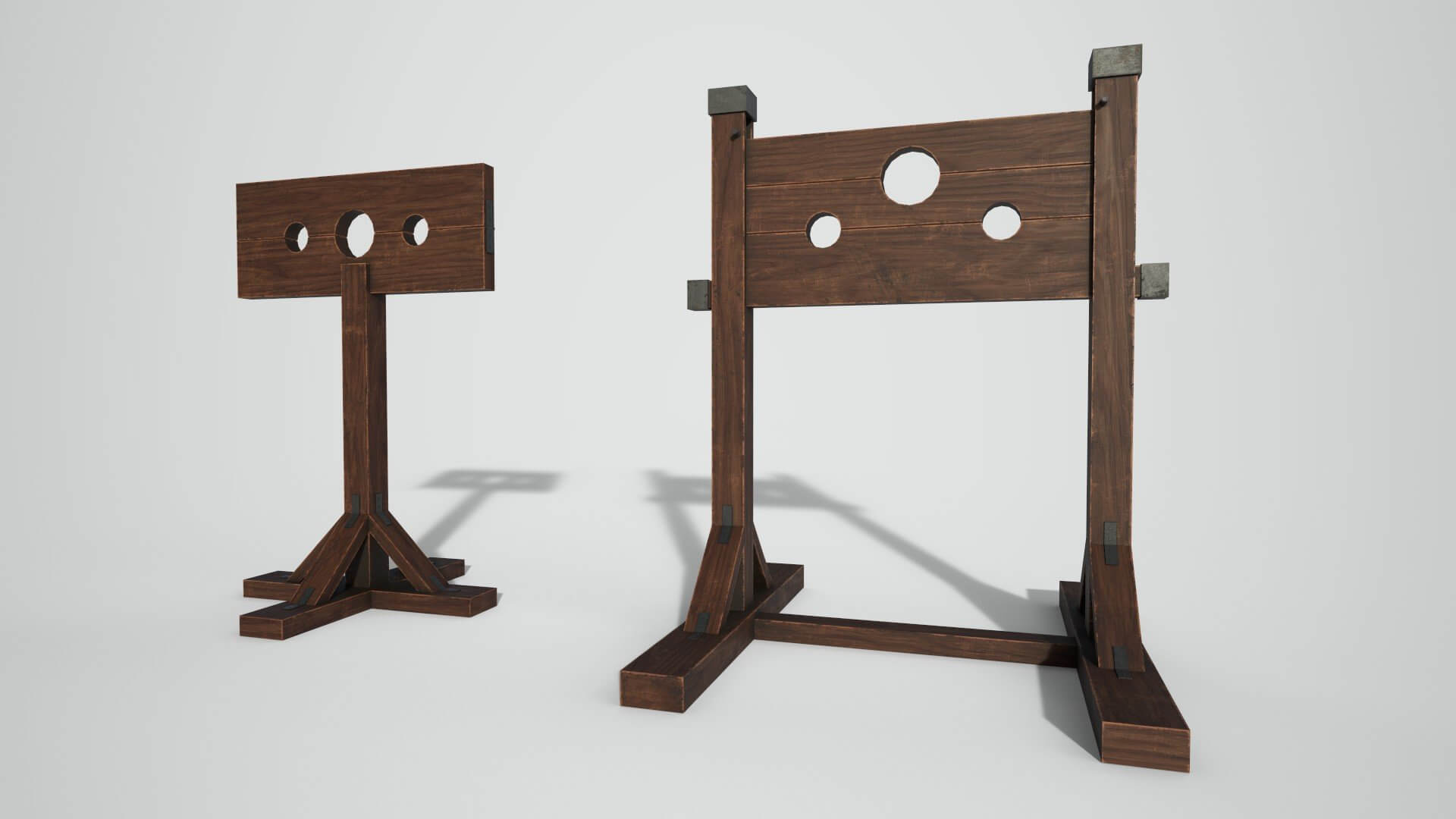 Medieval Pillory 3D Model by iQuon