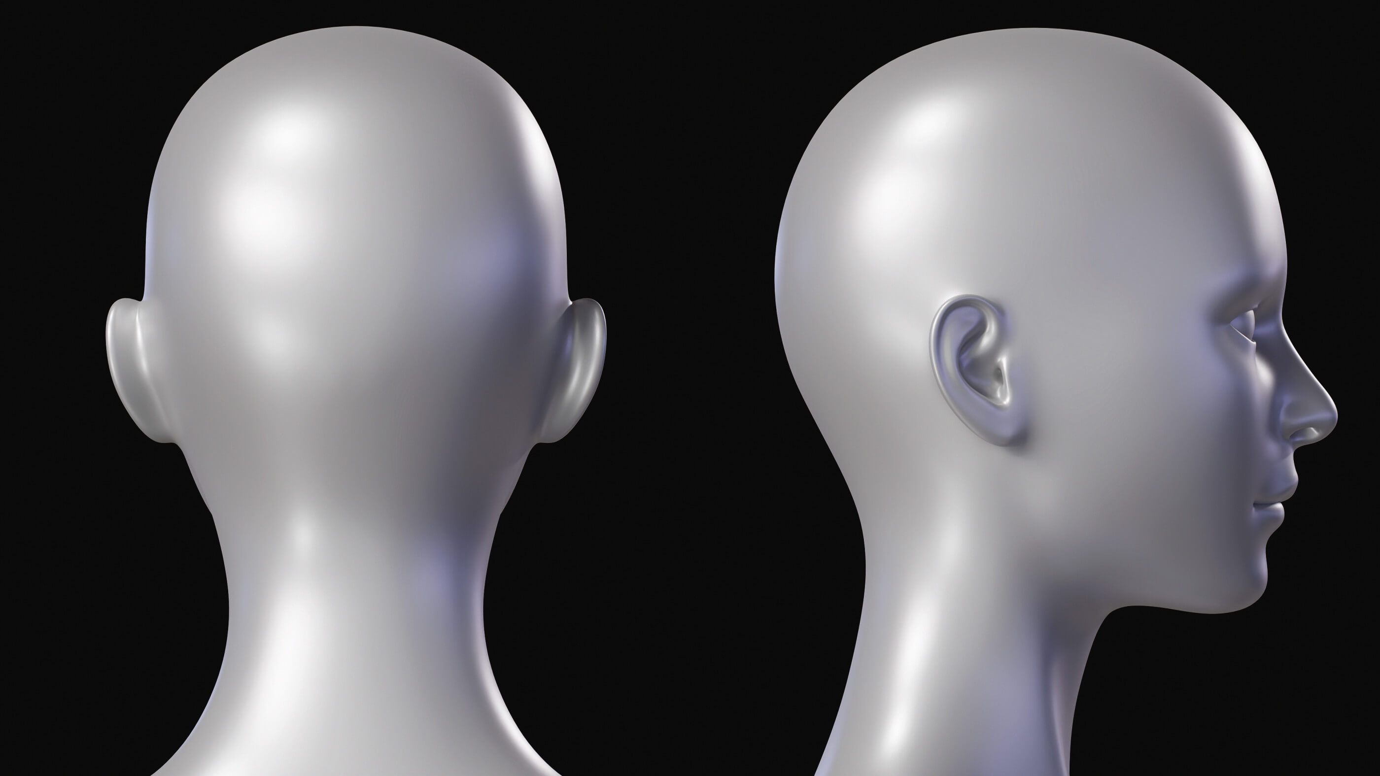 Female Body Base Mesh - 3D Model by iQuon