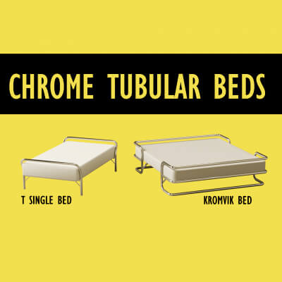 Chrome Tubular Beds by ItsAllInYour