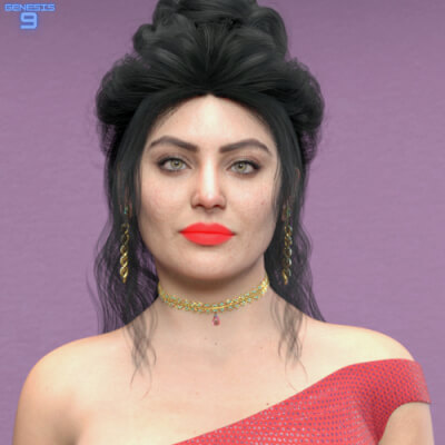 Aelia for Genesis 9 Realistic Female