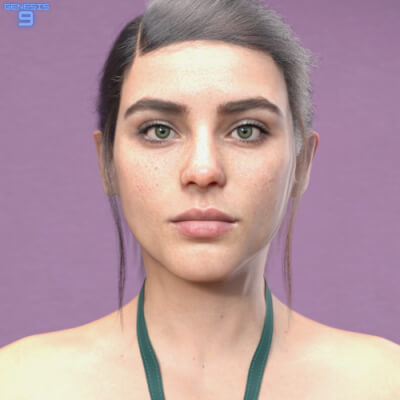 Alexa-American Young Genesis 9 Realistic Female by jaharanarani