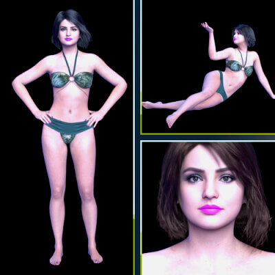 Aria Character for Genesis 9 by jaharanarani