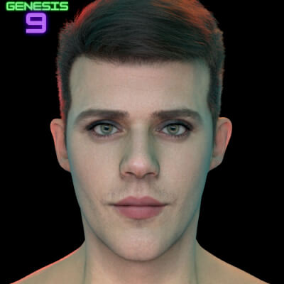 David Realistic Male Character for Genesis 9