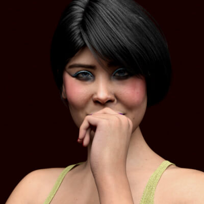 Hana Japanese Genesis 9 Realistic Young Female by jaharanarani