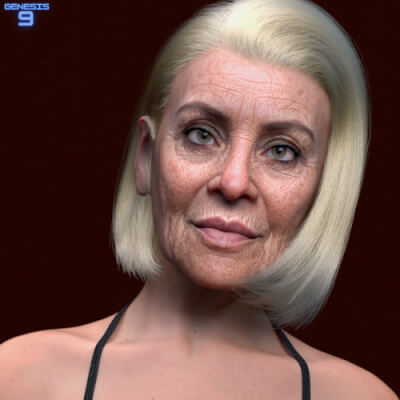 Kelly for Genesis 9 Old Age Realistic Female