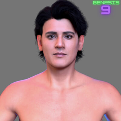 Miles for Genesis 9 Realistic Male by jaharanarani