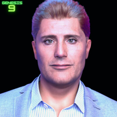 Orson for Genesis 9 Realistic Middle-Aged Male by jaharanarani