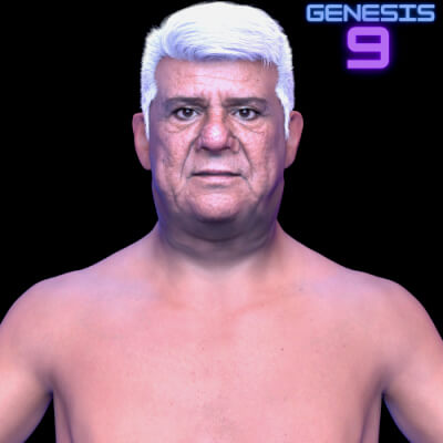 Prem Grandpa for Genesis 9 Realistic Old Male