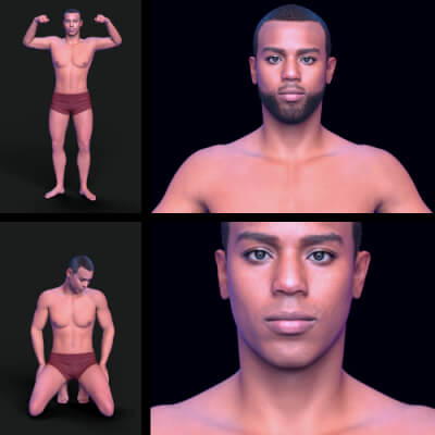 Rick for Genesis 9 Realistic Young Male by jaharanarani