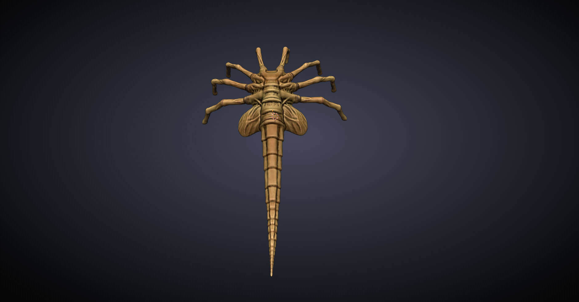 Alien's Facehugger 3D Model by jaka ardian
