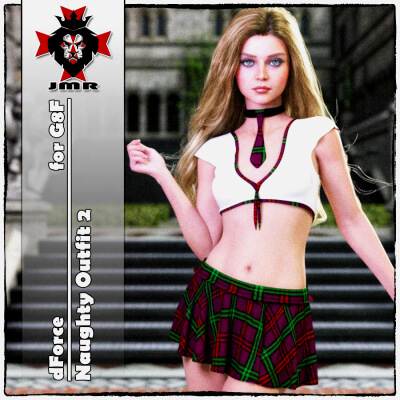 JMR dForce Naughty Outfit 2 for G8F by JaMaRe