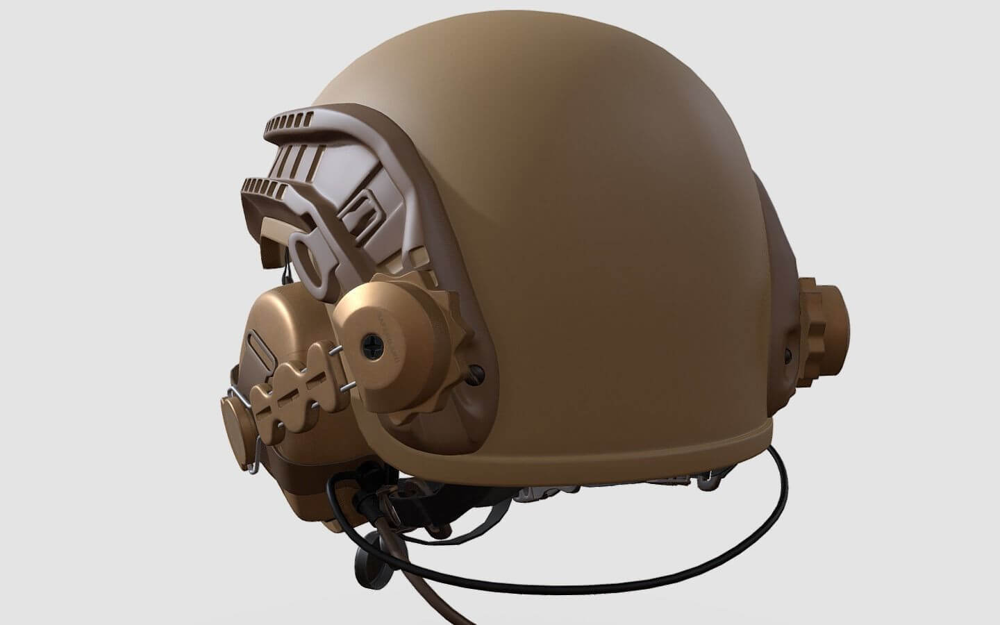 Helmet Night Vision 3D Model by Jan Vancik