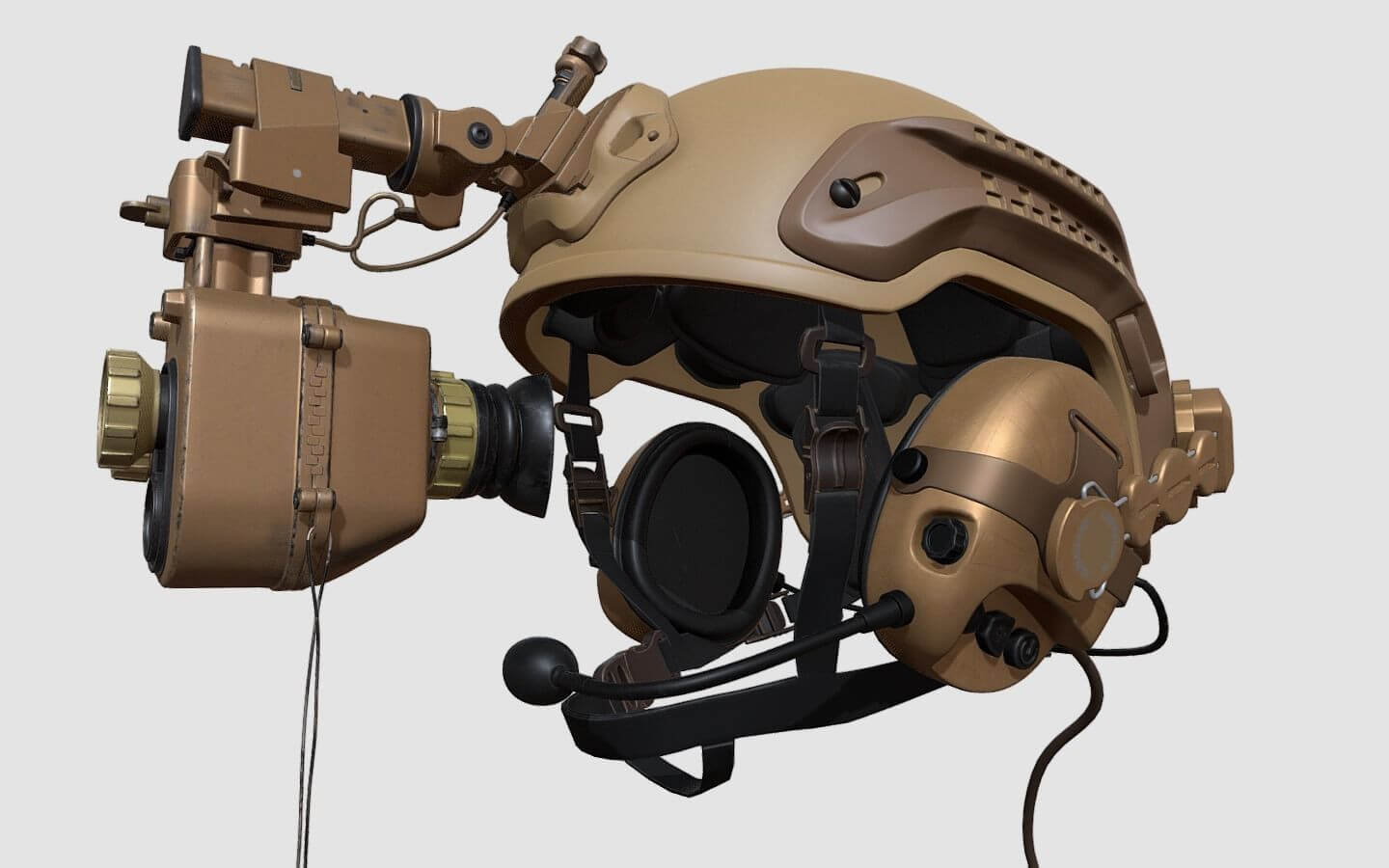 Helmet Night Vision 3D Model by Jan Vancik