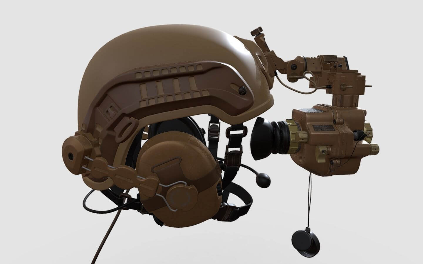 Helmet Night Vision 3D Model by Jan Vancik