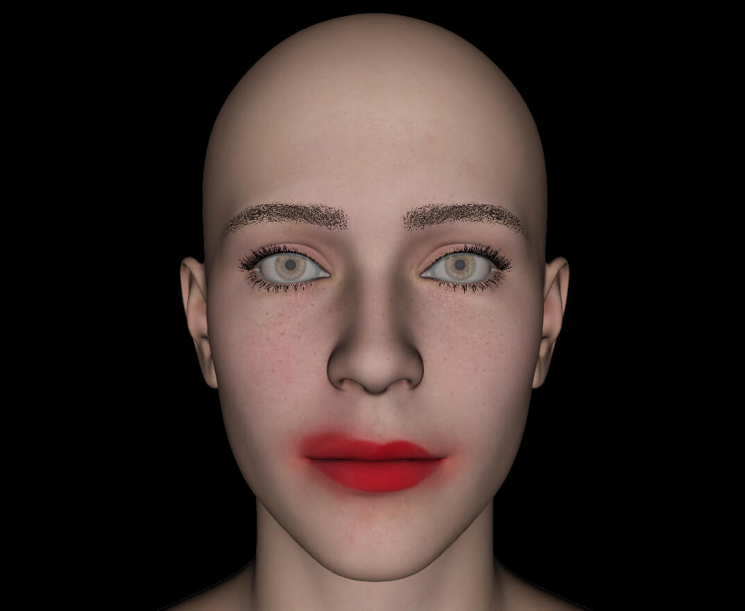 7 Running Makeup LIE Materials for Genesis 9 - Daz Content by janey