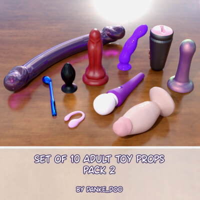 Set of 10 Adult Toy Props - Pack 2 by janey