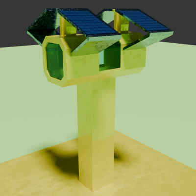 A Building Shaped like a Sledgehammer