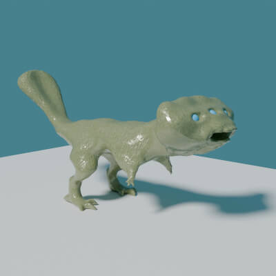 Alien Herbivorous Dinosaur