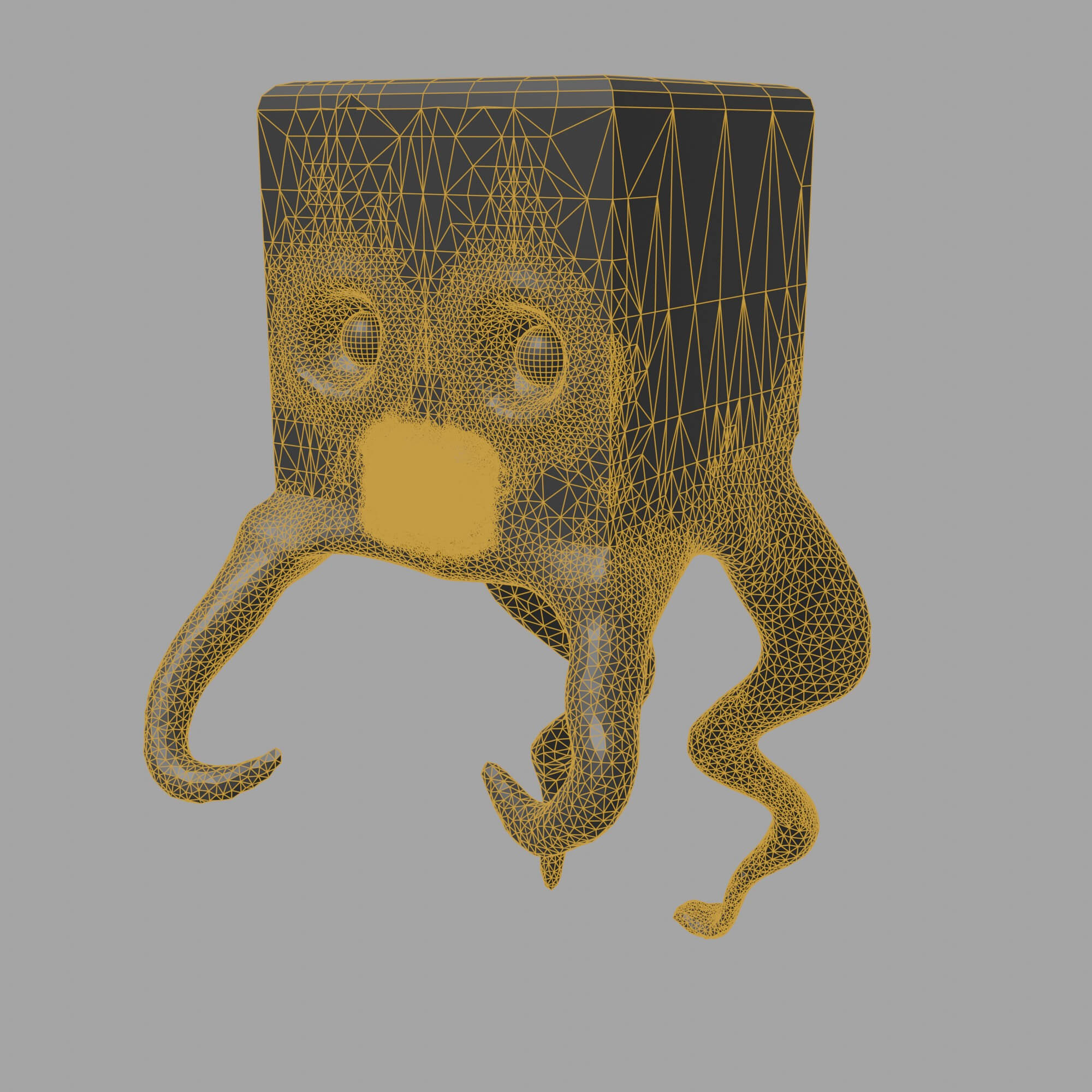 Alien Octopus - 3D Model by japanzanuda