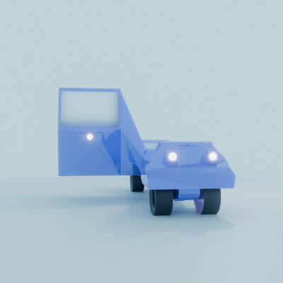 An Unusual Car with a Side-Facing Cabin
