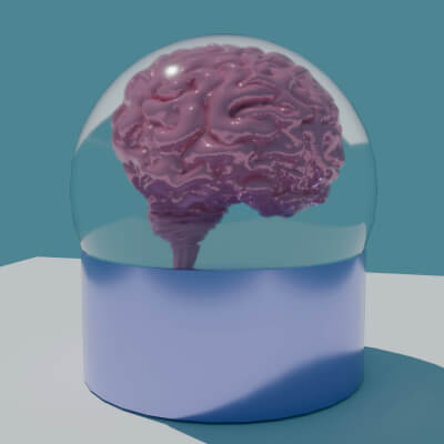Brain in a Glass Case