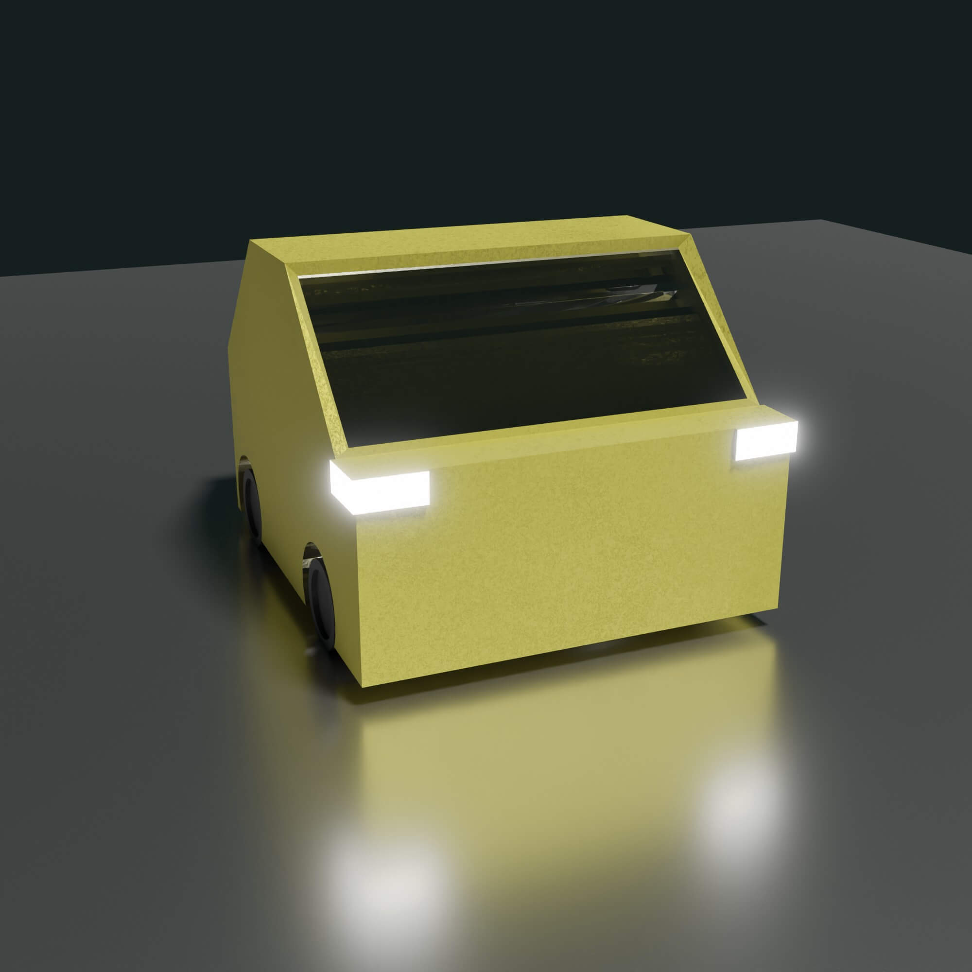 Cartoon Toy Car - 3D Model by japanzanuda